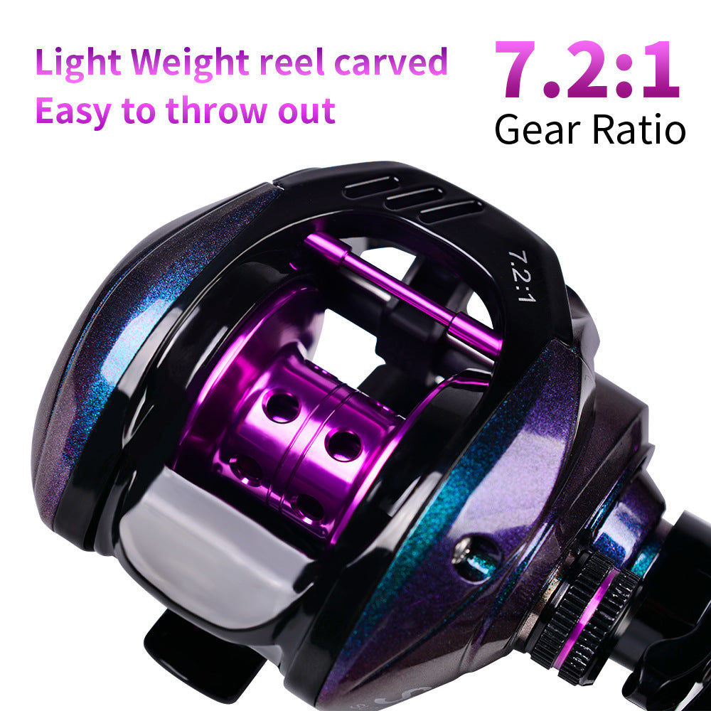 PROBEROS DW139 7.2:1 Colorful Metal Baitcasting Reel, Ultra-Light Fishing Reel PROBEROS DW139 7.2:1 Colorful Metal Baitcasting Reel, Ultra-Light Fishing Reel
